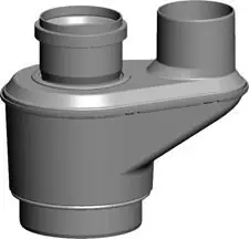 Wolf Anschlussadapter DN80/125 - 2xDN80 Abgasleitung-Schacht u. Zuluft-Außenwand 2651487 Angebot