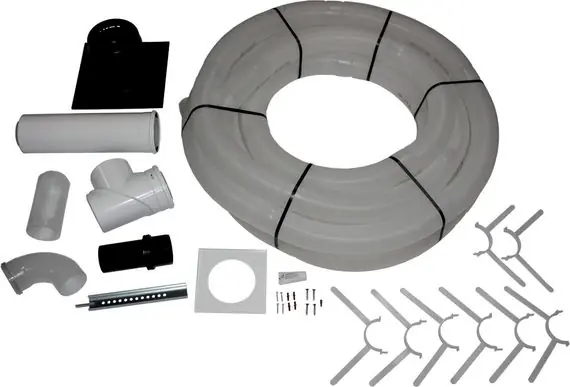 Finale Aktion Wolf Anschluss-Set C93x DN110/160 flexibel im Schacht DN110, Abdeckung PP 2652004