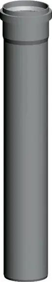 Wolf Abgasrohr DN80, Länge 1000mm, aus Polypropylen bis 120°C 2651503 Highlight
