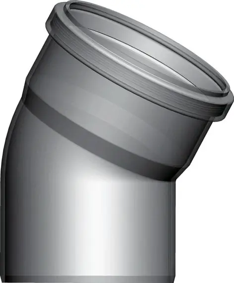 Wolf Abgasrohrbogen 30°, DN60 aus Polypropylen bis 120°C 2651903 Preiswert