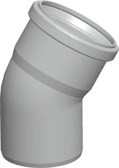 Wolf Abgasrohrbogen 30°, DN80, aus Polypropylen bis 120°C 2651506 Preisknaller