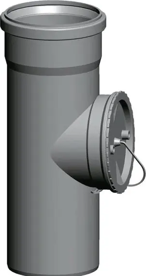 Direktkauf Wolf Revisionsrohr DN80, Länge 250mm, aus Polypropylen bis 120°C, Schachteinbau 2651510