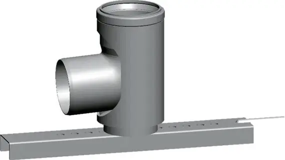 Wolf Stützbogen 87° DN80 inkl. Auflageschiene, aus Polypropylen bis 120°C 2651513 Wochenendangebot