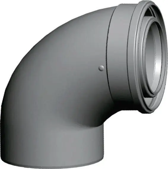 Wolf Bogen konzentrisch 87° für Luft-/Abgasrohr DN110/160, weiß, steckbar 2651544 Angebot