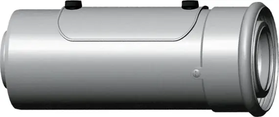 Bestpreis Wolf Revisionsrohr konzentrisch, DN60/100, Länge 250mm, mit Schnellverschluss 2651729