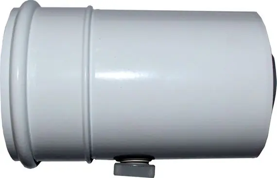 Wolf Anschluss-Adapter DN60/100 mit Messstutzen, Länge 152mm, weiß, steckbar 2651833 Must-Have