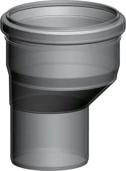 Wolf Erweiterung exzentrisch DN80 auf DN110 aus Polypropylen bis 120°C 2651774 Must-Have