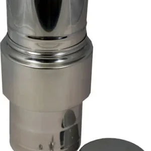 Wolf Zuluftstutzen DN80/125 Edelstahl/PP, Länge 250mm, für Abgasleitung Fassade 2651663 Saisonangebot