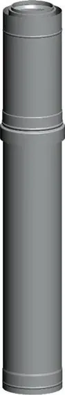 Angebot Wolf Dachdurchführung DN80/125, L 1000mm für Fassadensystem, aus Edelstahl/PP 2651655