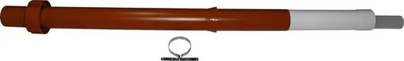 Super-Preis Wolf Bausatz C33x, DN80/125 senkr. Schräg-/Flachdach, 1800-2300mm, PP, rotbraun 2651477