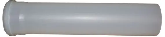 Wolf Abgasrohr DN125, Länge 500mm aus Polypropylen bis 120°C 2651698 Zertifiziert