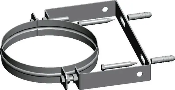 Mega-Angebot Wolf Wandhalterung DN160, Edelstahl, für Fassadensystem 2651537