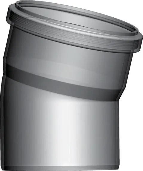 Jetzt Kaufen Wolf Abgasrohrbogen 15°, DN160 aus Polypropylen bis 120°C 2651318
