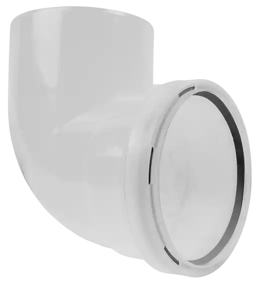 Wolf Abgasrohrbogen 87°, DN200, aus Polypropylen bis 120°C 2652018 Top-Seller