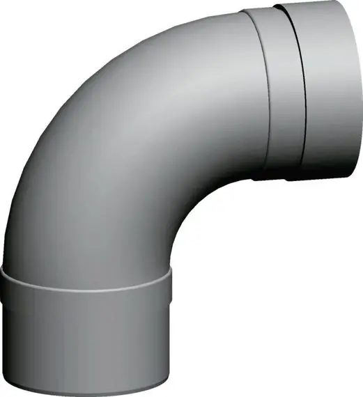 Sofort Bestellen Wolf Abgasrohrbogen, 90°, DN315, aus Polypropylen, bis 120°C 2651431