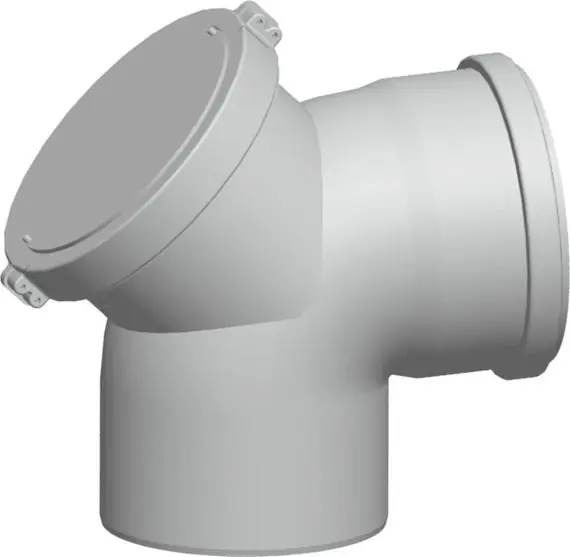 Abverkauf Wolf Revisionsbogen 87°, DN160 aus Polypropylen bis 120°C 2651357