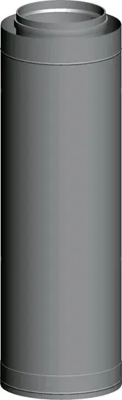 Markenprodukt Wolf Abgasrohr DN250/350, konzentrisch, 500 mm, aus Edelstahl/Polypropylen 2651410