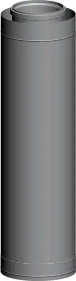 Wolf Abgasrohr DN200/300 konzentrisch, Länge 1000 mm, Edelstahl / Polypropylen 2651384 Direkt Vom Hersteller