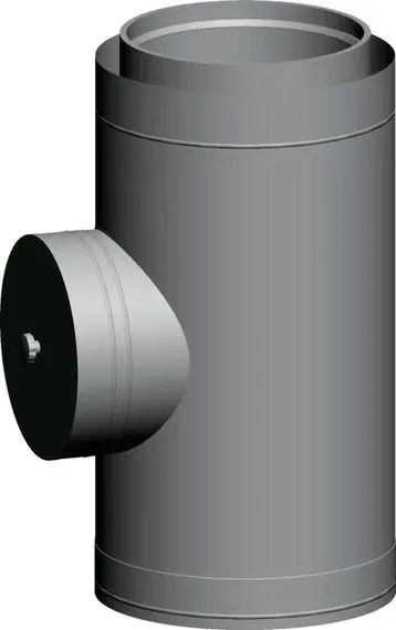 Highlight Wolf Revisionsrohr DN315/400 konzentrisch, Länge 600 mm, Edelstahl/Polypropylen 2651436