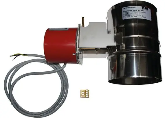 Preisreduziert Wolf Abgasklappe motorgesteuert, Durchmesser 130mm 2484070