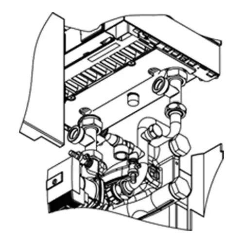 Neuheit Viessmann Anschluss-Set Speicher-Wassererwärmer 2 T-Stücke G 1 1/2 ZK03669