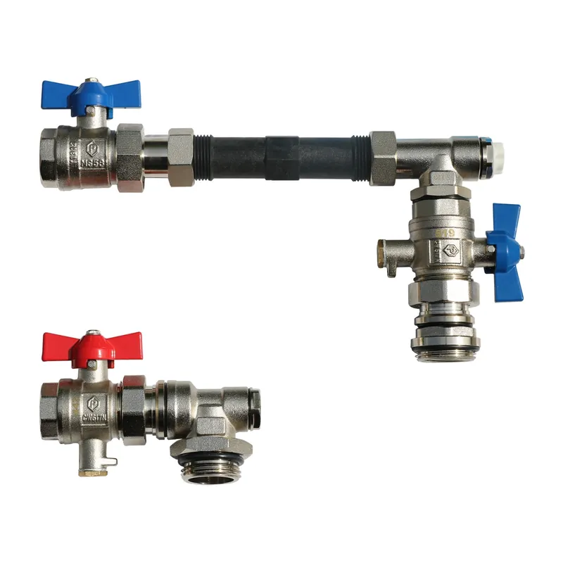 Wärmemengenzähler-Einbauset senkrecht 1" / G3/4" Preis Gesenkt