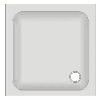 Top-Angebot Duschwanne KSB 11 90x90x6,5 cm weiß