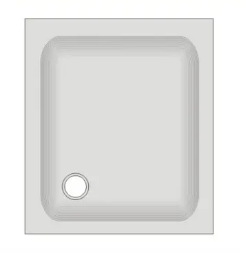 Duschwanne KSB 13 90 x 80 x 6,5 cm Sichere Zahlung
