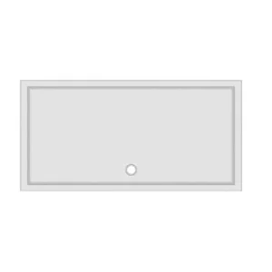Neu Duschwanne KSB 129 180 x 90 x 4 cm weiß