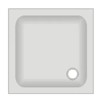 Super-Preis Duschwanne KSB 16 80x80x6,5 cm weiß