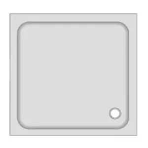 Duschwanne KSB 8 100x100x3 cm weiß Nur Heute
