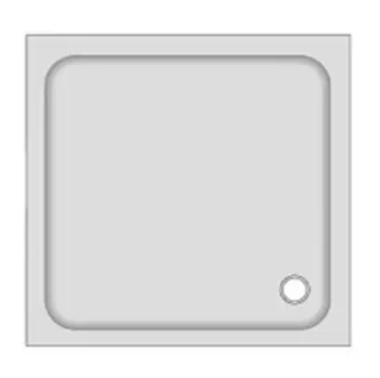 Duschwanne KSB 8 100x100x3 cm weiß Nur Heute