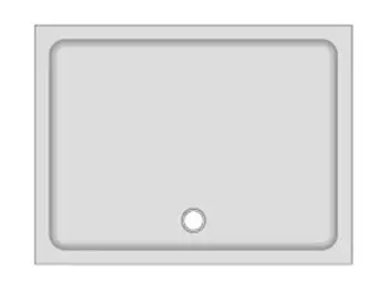 Neu Im Sortiment Duschwanne KSB 5 120x90x3 cm weiß, Träger