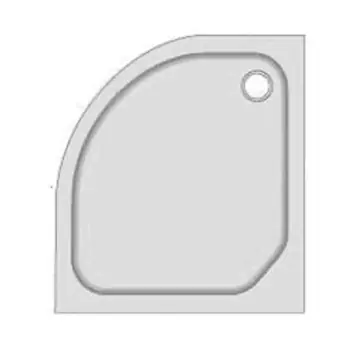 Günstig Viertelkreis-Duschwanne KSB 41, 100x90x2,5