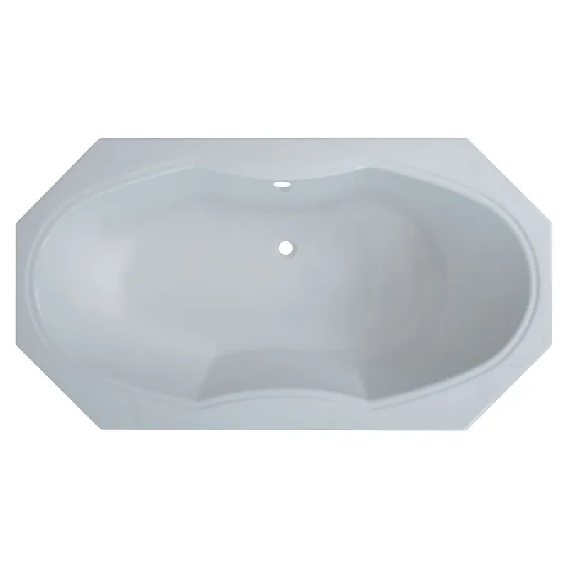 Achteck Badewanne Alpensee 165 x 90 cm Garantierte Lieferung