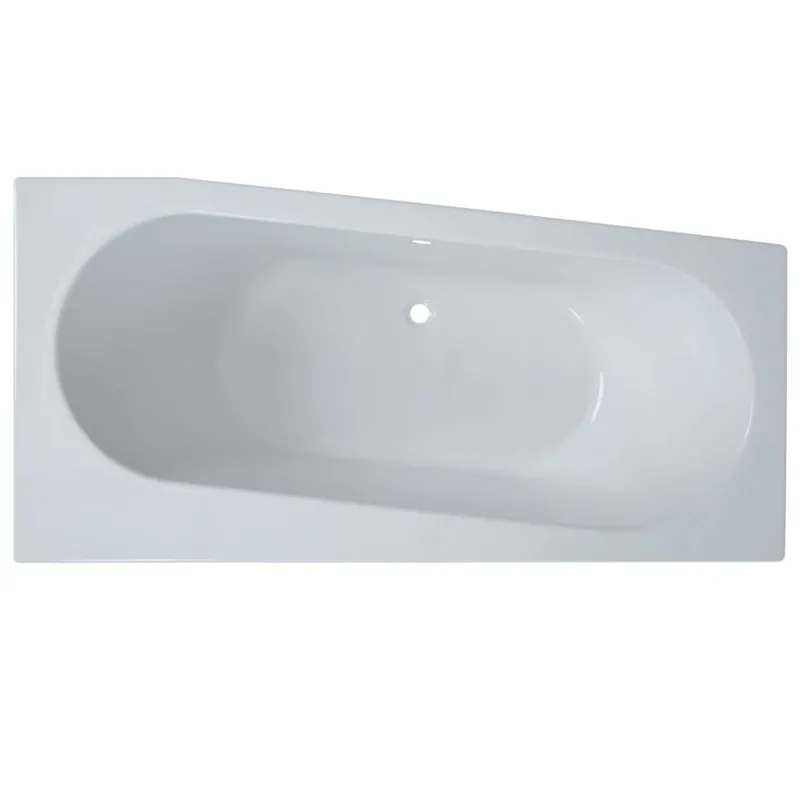 Markenware Raumspar-Badewanne Bodensee R, rechts 170 x 85 cm