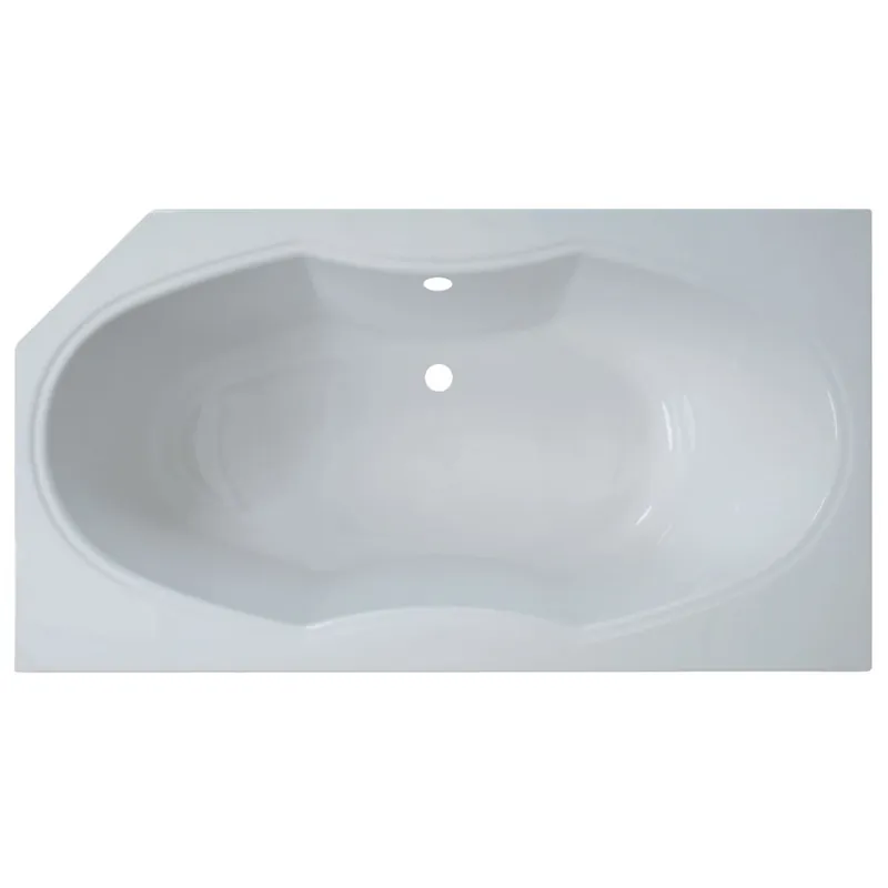 Aktuell Raumspar-Badewanne Carolasee 1L, links 165x90 cm