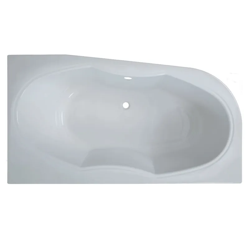 Raumspar-Badewanne Fleesensee 2R, rechts 165 x 100 cm Meistverkauft