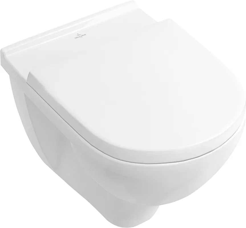 Neu O.Novo Tiefspül-WC DirectFlush mit CeramicPlus Sitz mit Absenkautomatik
