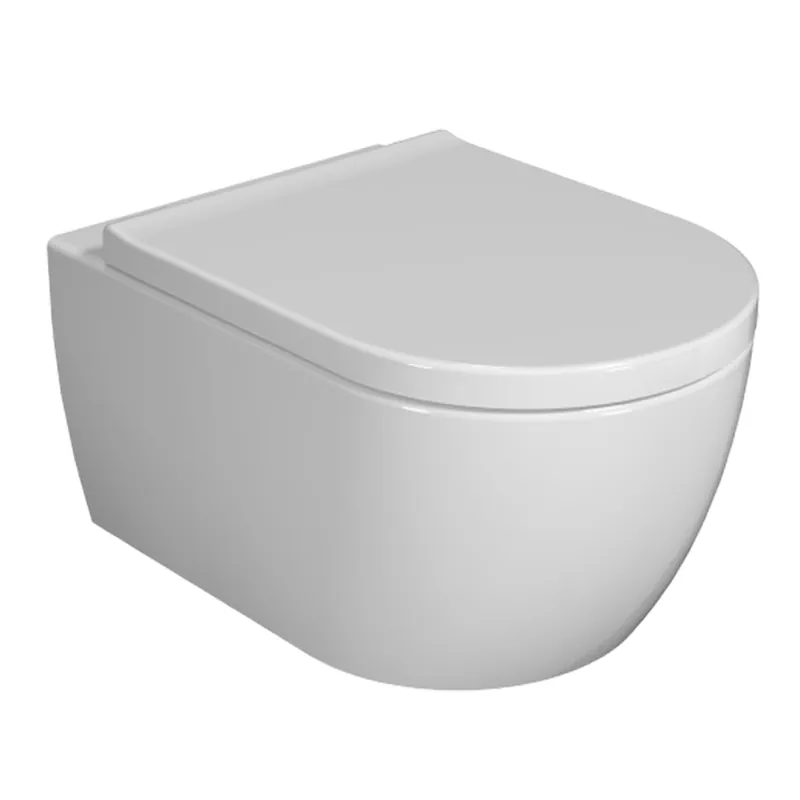 Melbourne Wand-WC Kompakt, spülrandlos, inkl. Sitz mit Absenkautomatik Wochenendangebot