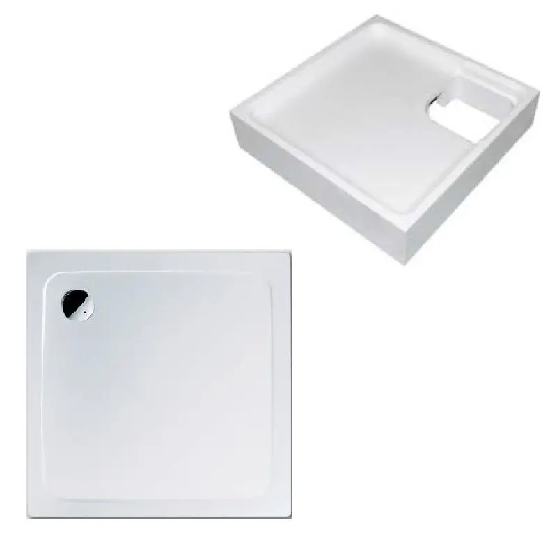 B-Ware ! Duschwanne Superplan 90 x 90 x 2,5 cm m. Träger Echt