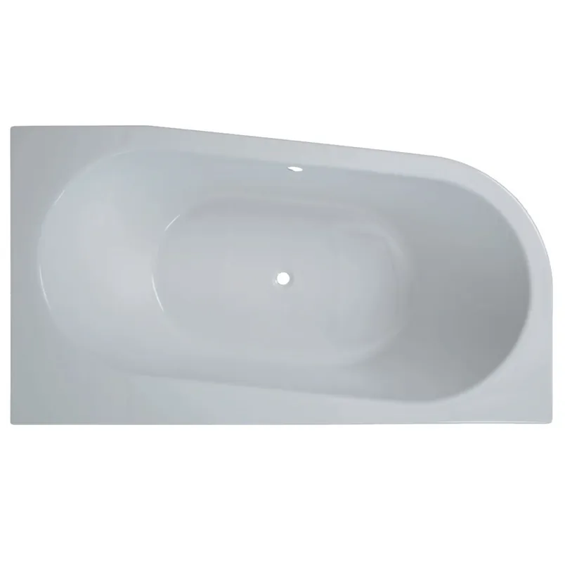 Garantierte Lieferung Raumspar-Badewanne Stella R, rechts 180 x 100 cm