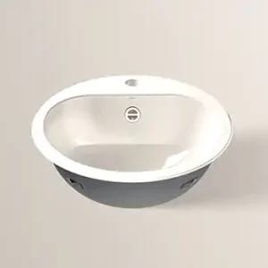 Letzte Chance Einbauwaschtisch EW3, rund Ø 475 mm
