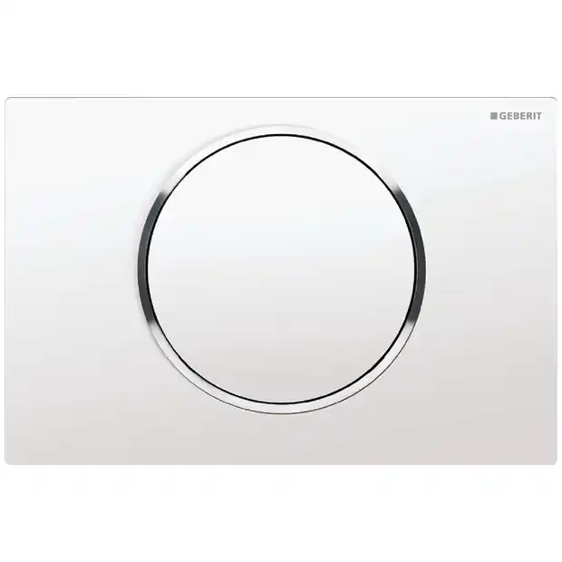 Bestseller Betätigungsplatte Sigma 10 weiß / hochglanz / weiß