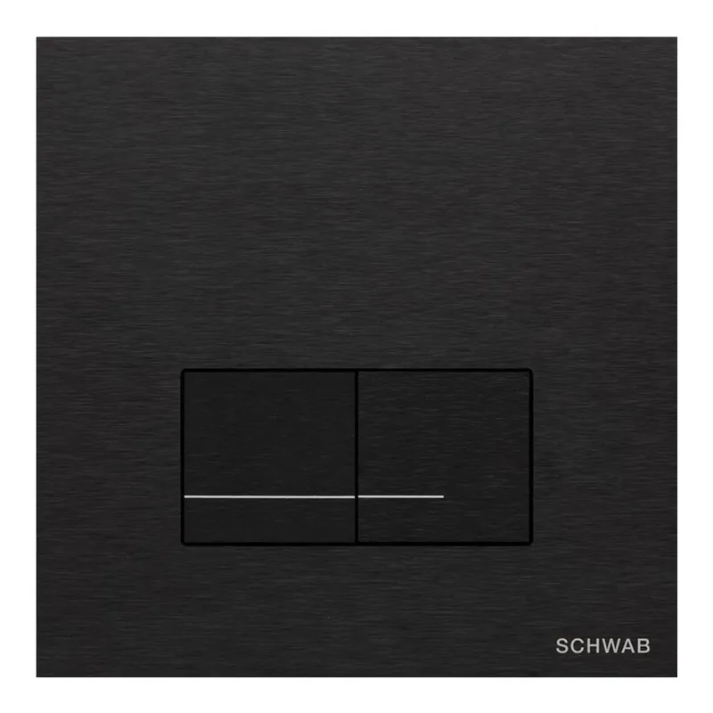 Delos ARTE DUO ALU DF Betätigungsplatte schwarz SPK XS Beliebt