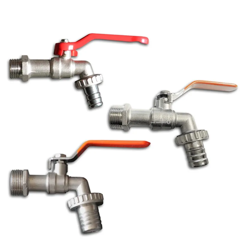 Auslaufkugelhahn 1/2" m. Schlauchverschrau Meistverkauft