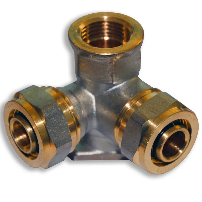Zertifiziert easyFIX Schraubfitting Doppel-Wandscheibe 90° 16 x 1/2 "