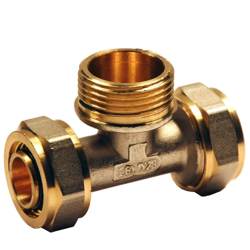Nur Heute easyFIX Schraubfitting T-Stück 16 x 1/2" AG x 16