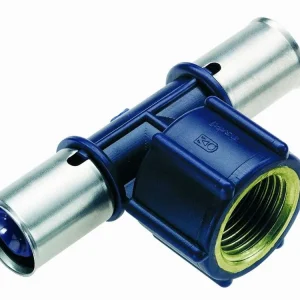 Geprüft K1 Pressfitting T-Stück Abgang IG 16x1/2"x16