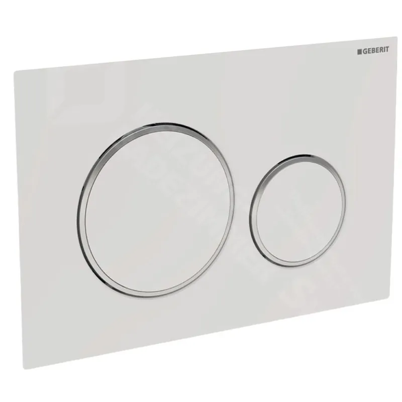 Betätigungsplatte Sigma 20 weiß / chrom hochglanz / weiß 115.882.KJ.1 Super-Preis